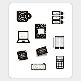 Study Session Essentials Sticker Pack Magnet